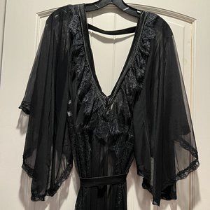 Kaviar Lingerie Robe from Trashy Diva